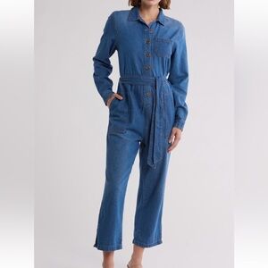 OAT NEW YORK women’s Denim Classic Cottagecore  Jumpsuit/size L